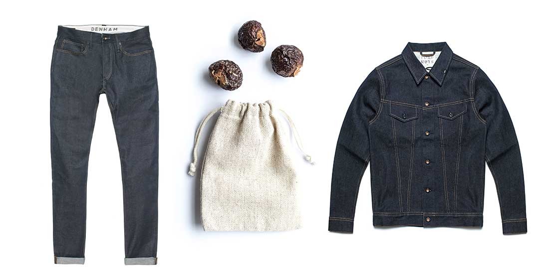 Clean your raw denim with Soap Nuts from Denham