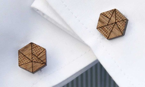 Add a unique spin to your look with cufflinks from The Laser Co