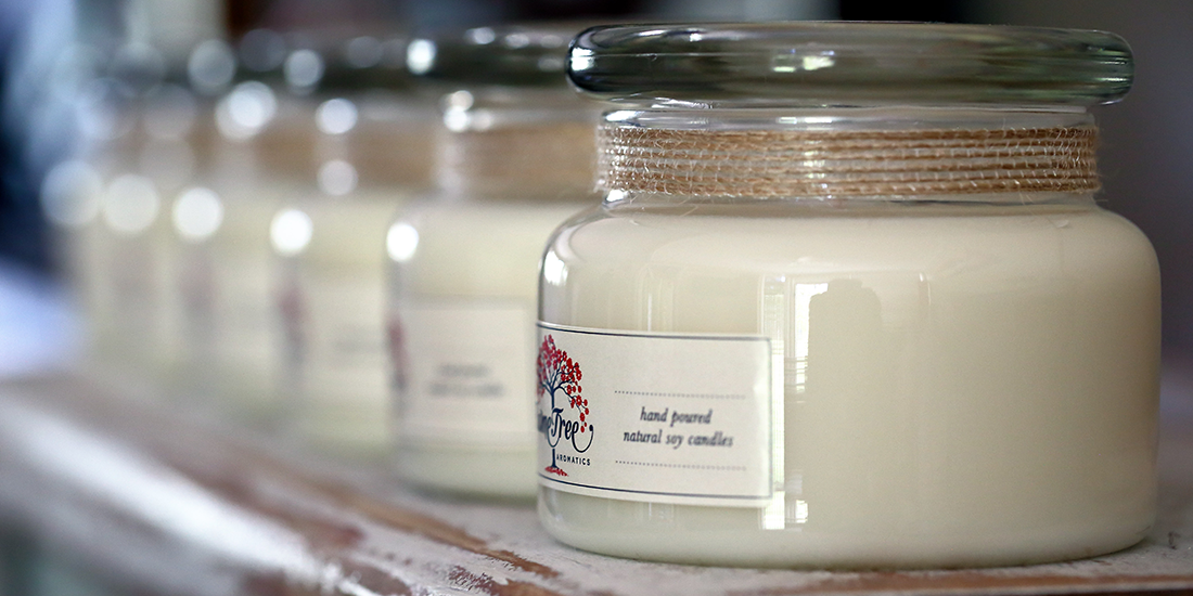 Create ambience in your home with candles from Flame Tree Aromatics