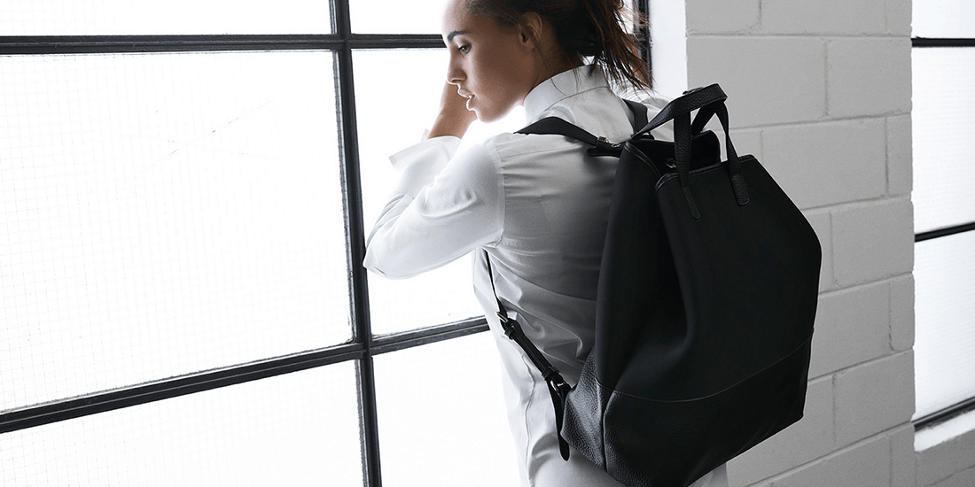 Sling a stylish backpack or tote from Xander Studio over your shoulders
