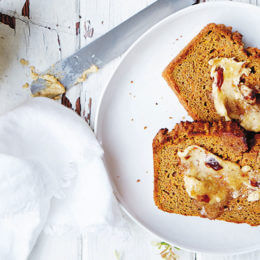 Start your morning on the right note with sweet potato cinnamon bread