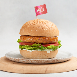 Wrap your mitts around the spicy new plant-based burg from Nando's