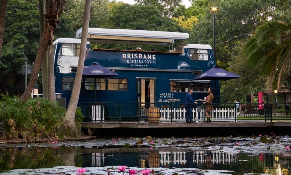 All aboard Brisbane Distillery’s double-decker gin bus