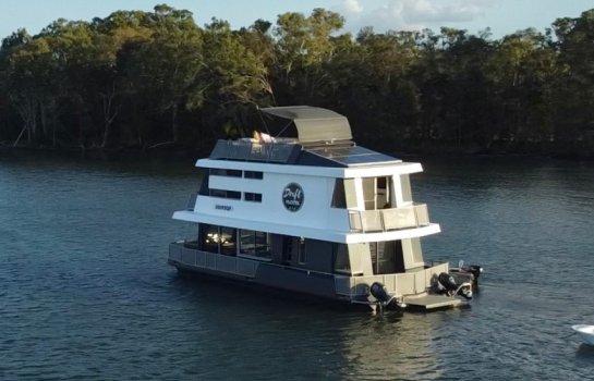 The coast's newest Flotel takes houseboat holidaying to the next level