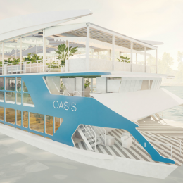 OASIS, a new party vessel from the Seadeck crew, will soon call the Brisbane River home