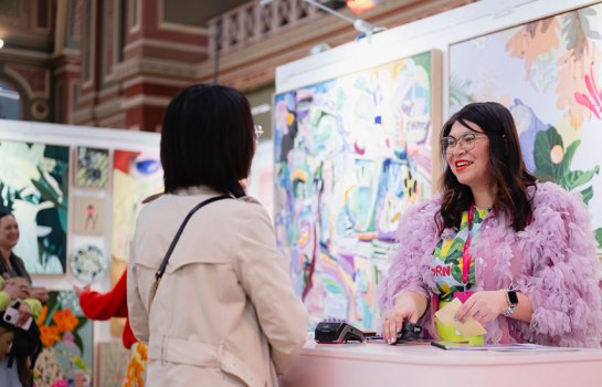 Art ATMs, first-time buys and live painting – your guide to Affordable Art Fair Brisbane