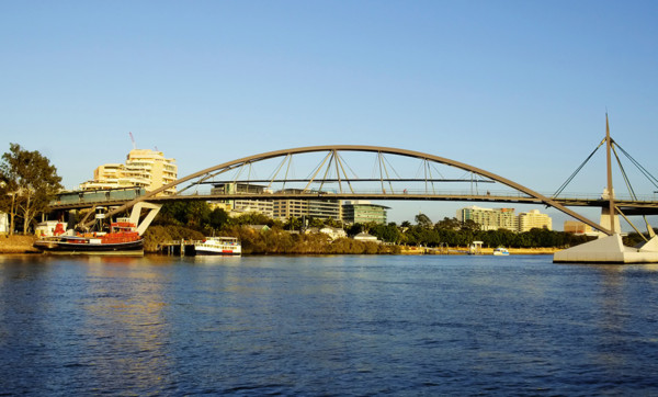 Gawk at Brisbane's first bridge swing this weekend