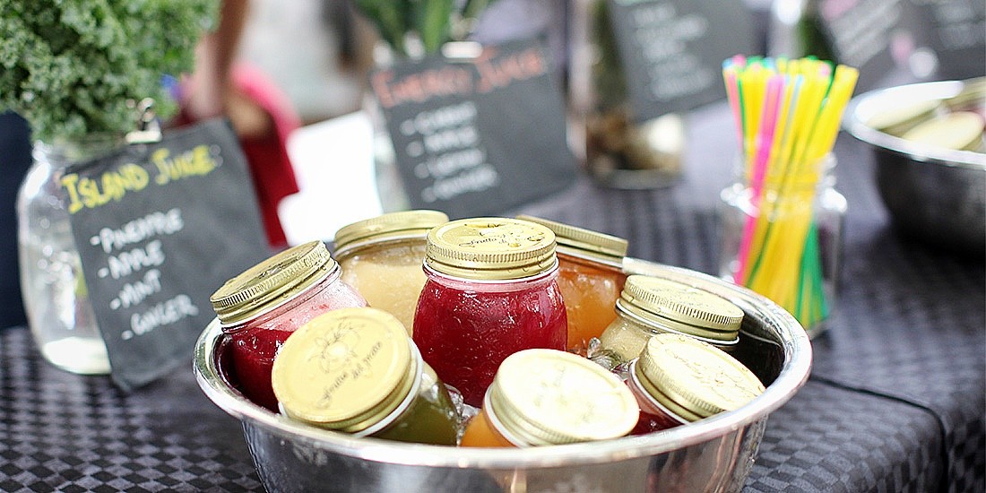 Try the Island juice from Juice in a Jar at Davies Park Market