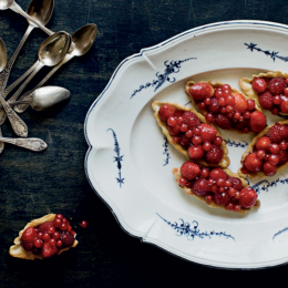 Add a sweet touch to your Christmas spread with red berry barquettes