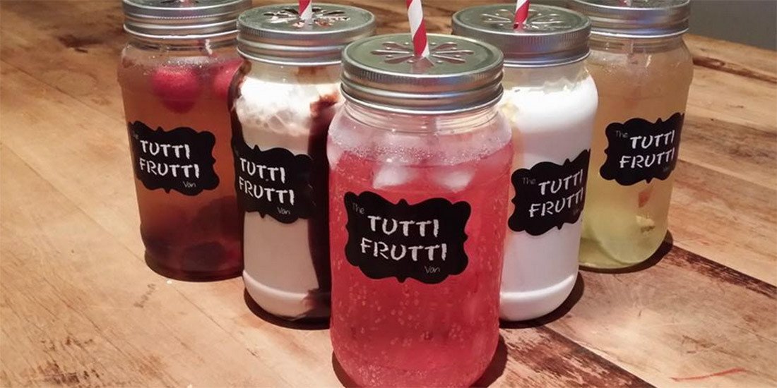 Quench your thirst with a fruit drink from The Tutti Frutti Van