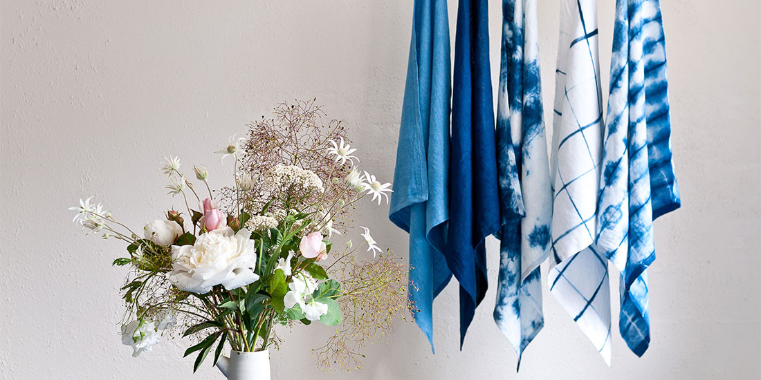 Treat yourself to shibori-dyed homewares from Bind | Fold