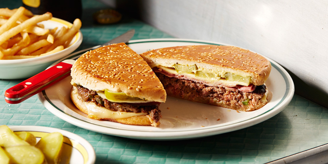 Treat yo'self with a Cuban-style cheeseburger