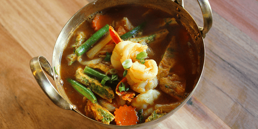 Tom Yum prawn hot and spicy soup