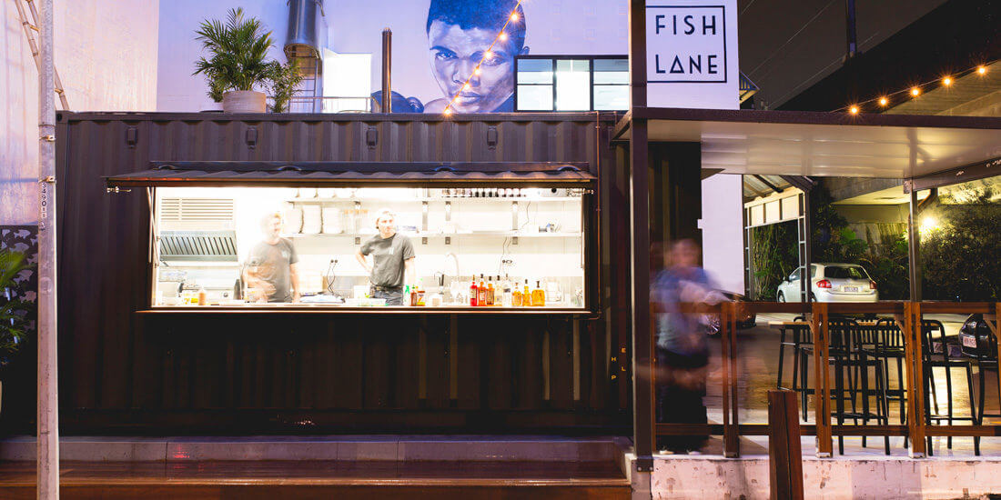 Fish Lane gets zesty with new shipping-container eatery Hello Please