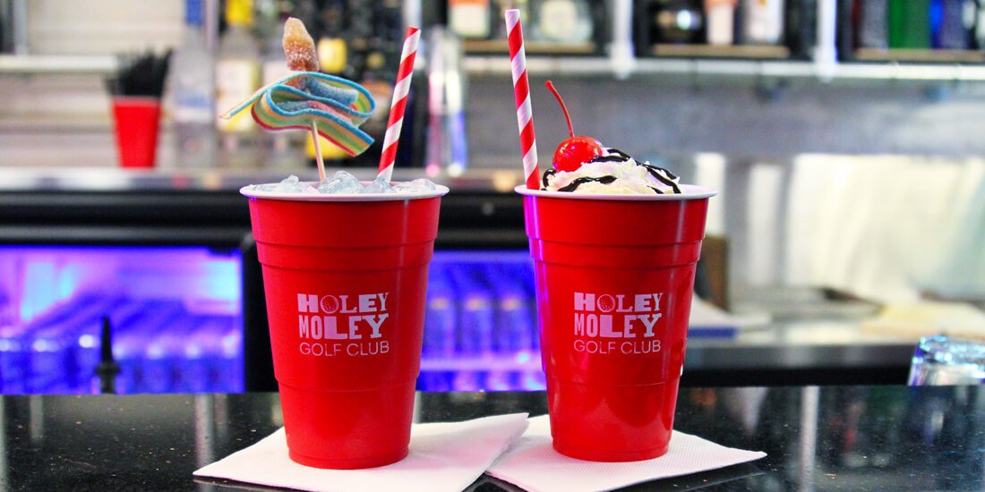 Get your par-tee on at bar-meets-mini-golf-course Holey Moley Golf Club