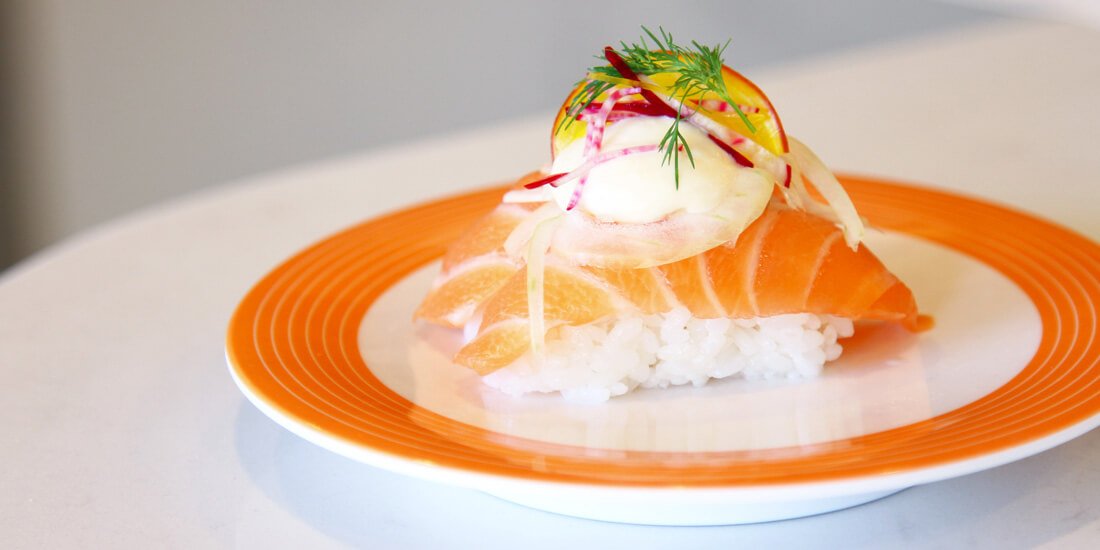 The classic sushi train gets a modern refresh at Sushi & Nori