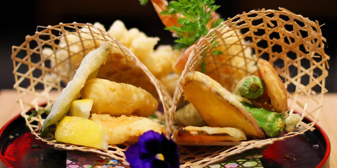 Mixed tempura platter