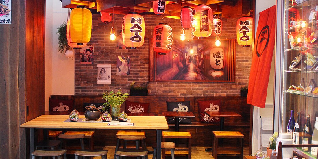 Try some tempting tempura and seductive sake at Hato Gyoza & Grill in the City