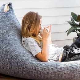 Sink into the cloud-like comfort of a Seven Seas Home beanbag