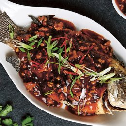 Get a little spicy with Chinese fish in chilli sauce