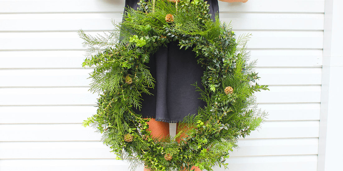 Get into the festive spirit with a Christmas wreath from Gardenbird Flowers