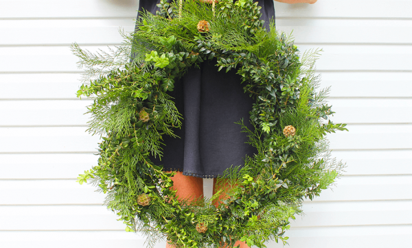 Get into the festive spirit with a Christmas wreath from Gardenbird Flowers