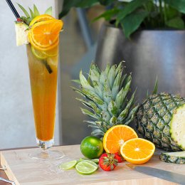 Cool off this summer by whipping up a tall glass of Stone’s Paradise Punch