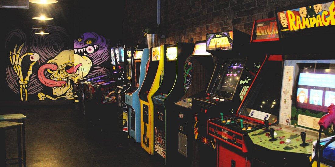 Pinball wizards and loaded sodas at arcade-game bar and diner Netherworld