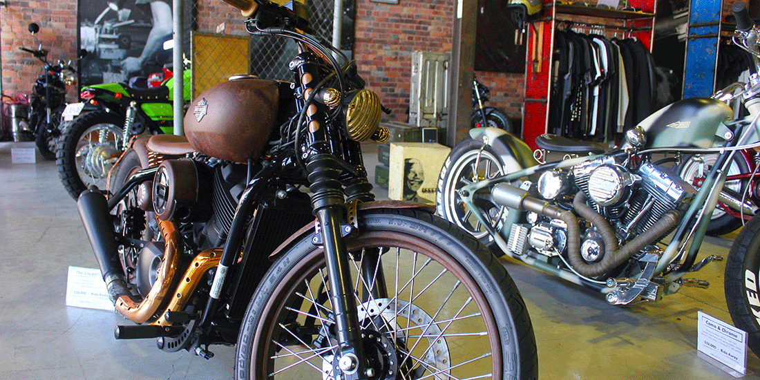 Choppers, chop-shops and coffee at Fortitude Valley's Smoked Garage