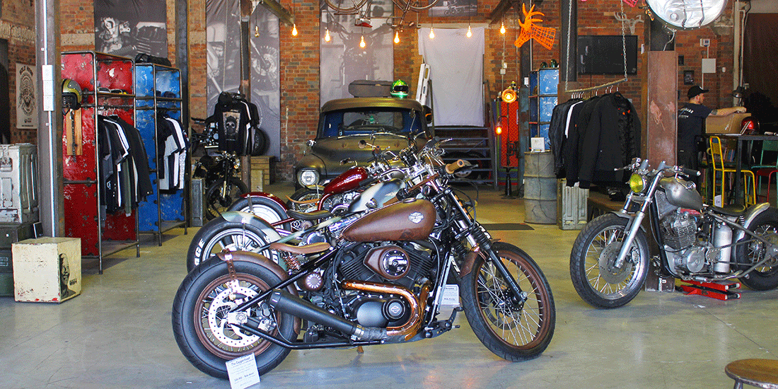 Choppers, chop-shops and coffee at Fortitude Valley's Smoked Garage