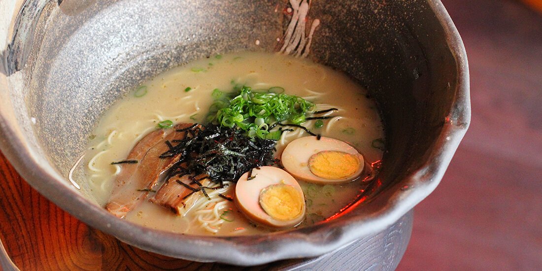 Tonkotsu ramen with pork belly