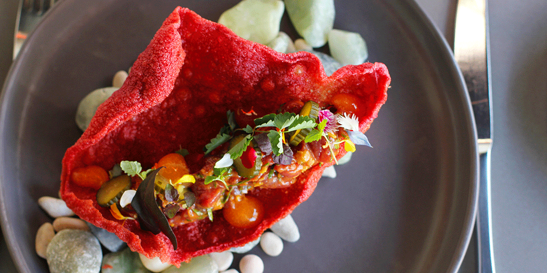 Sample the flavours of the state with e’cco bistro’s venison tartare