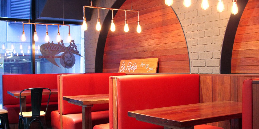 Get your fingers dirty at Big Roddy's Rippin' Rib Shack in South Brisbane