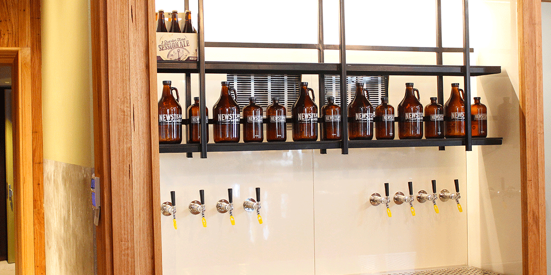 Bottoms up! Newstead Brewing Co. opens its shiny new Milton brewery and bar