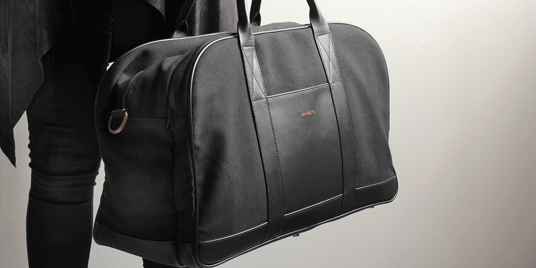 Von-Röutte crafts an uber-chic selection of unisex carryalls and accessories