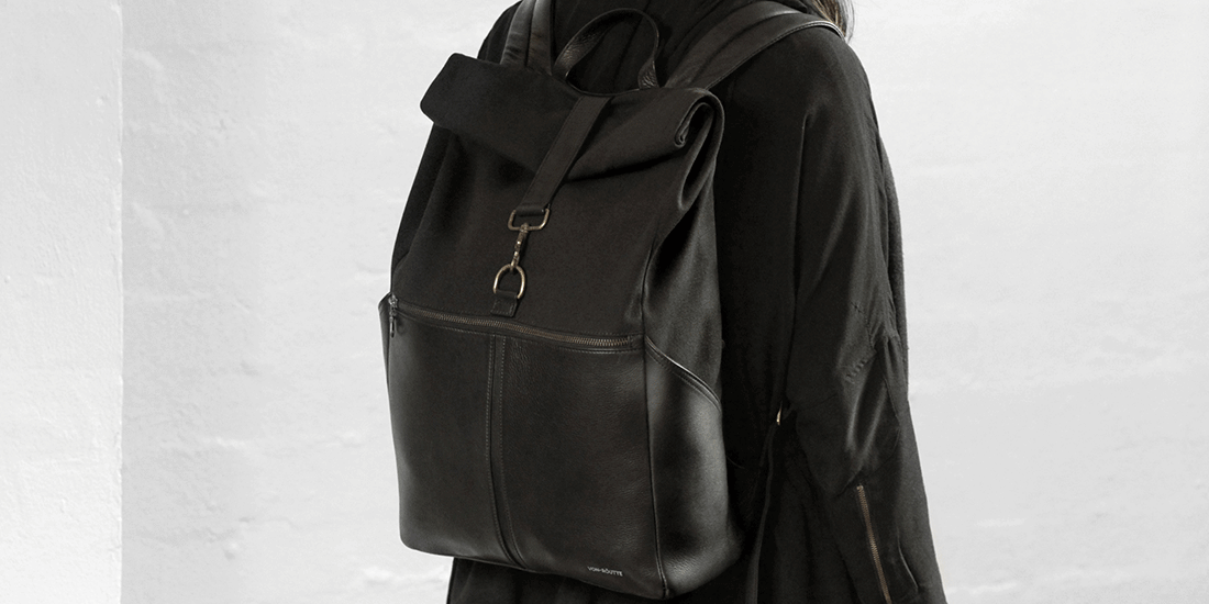 Von-Röutte crafts an uber-chic selection of unisex carryalls and accessories