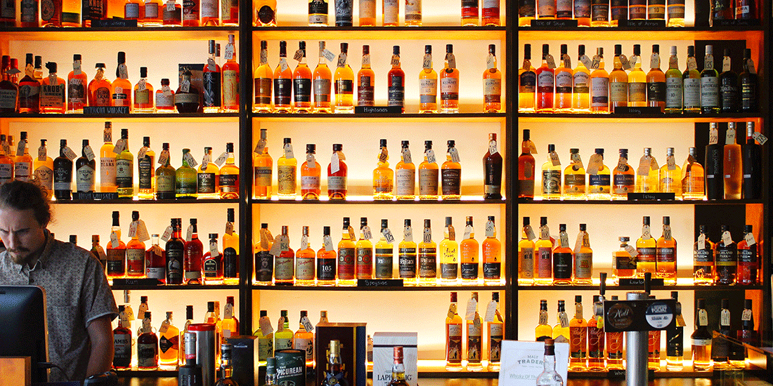 Source small-batch spirits and charcuterie from Malt Traders in South Bank