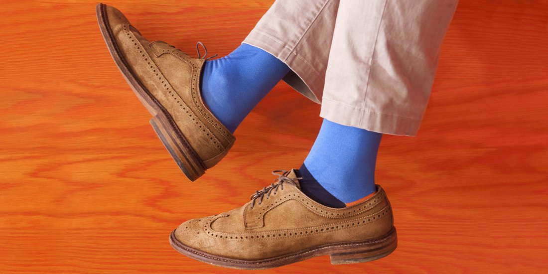 Give your ankles a bit of razzle-dazzle with socks from Fortis Green