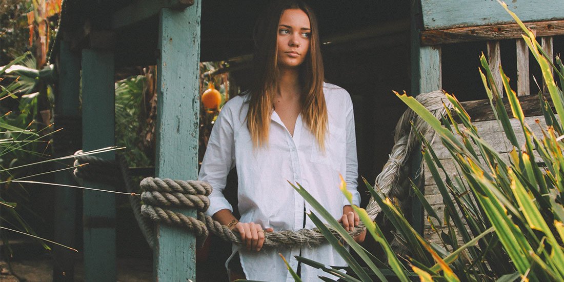 Keep it clean and coastal with ethical threads from OneThing