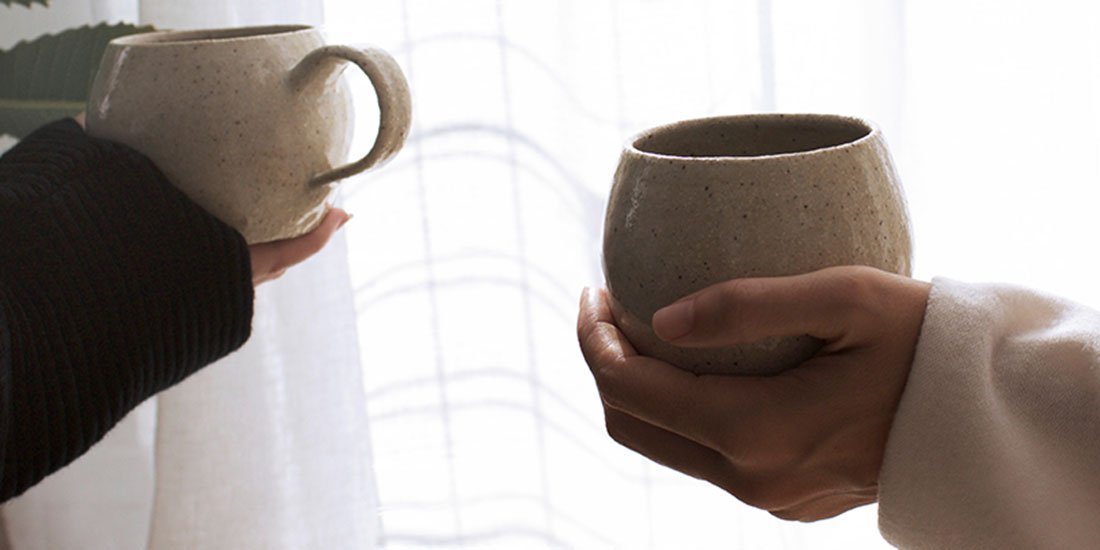 Wrap your mitts around a gorgeous handmade mug from Next of Kin