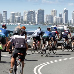 Journey from concrete jungle to crashing waves for the Brisbane to Gold Coast Cycle Challenge