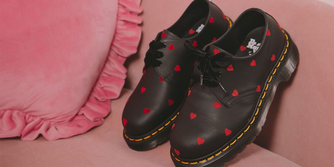 サイズUK5Dr.Martens × Lazy Oaf UK5 厚底 限定 ジュエティ好きも