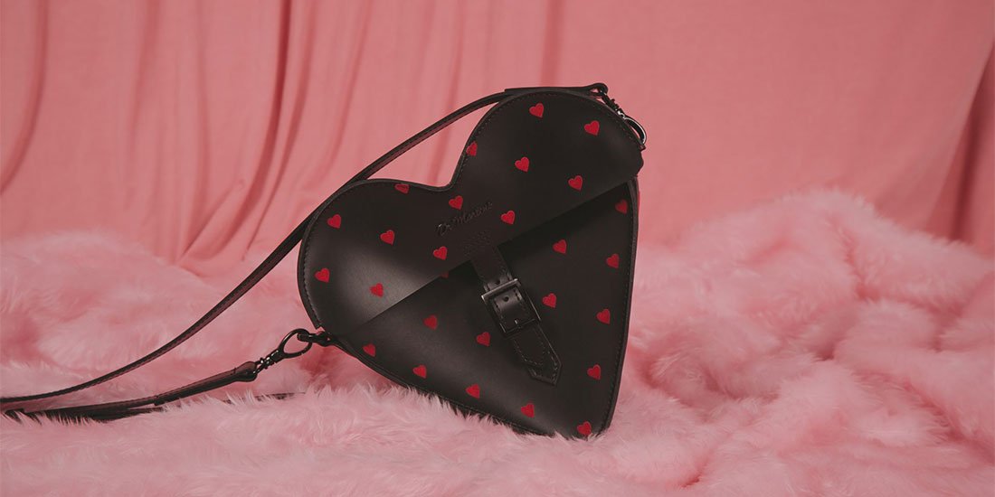 dr martens heart shaped bag