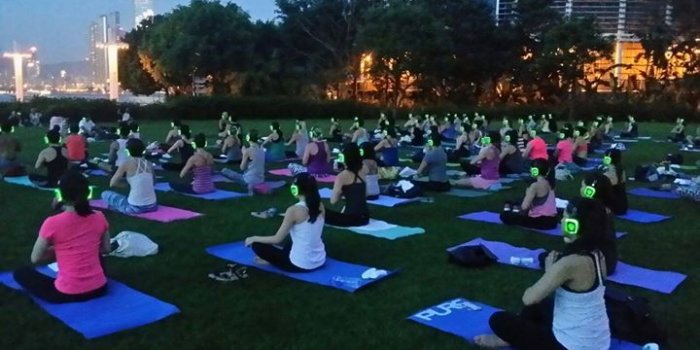 Sunset Pop Up: Silent Disco Yoga