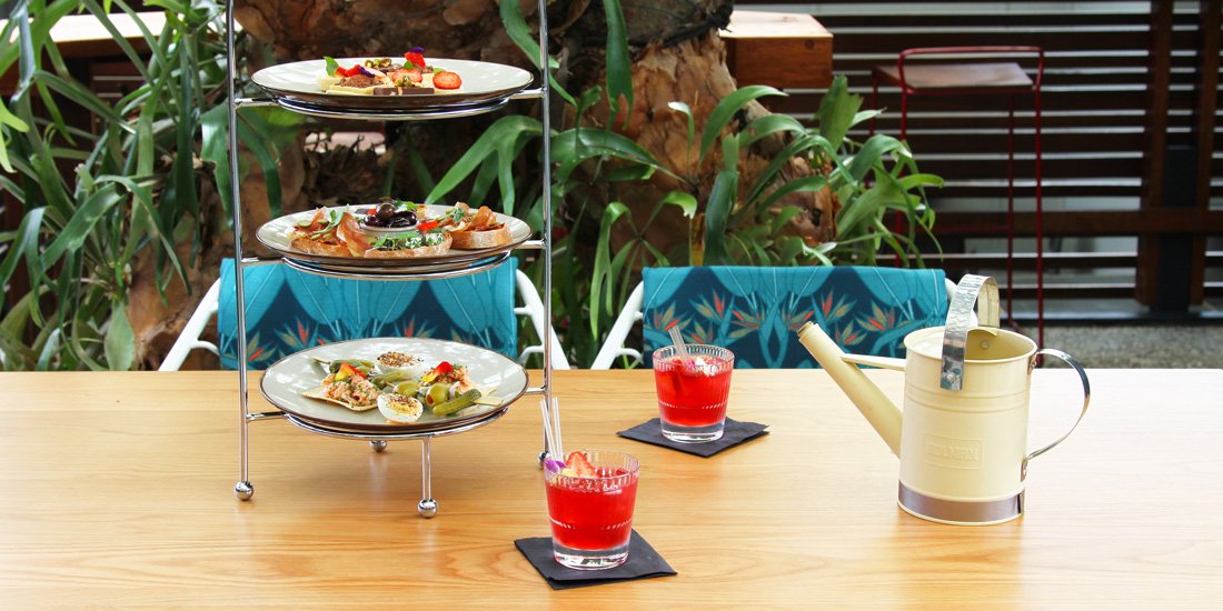 Enjoy gin high tea in the leafy surrounds of West End's Covent Garden