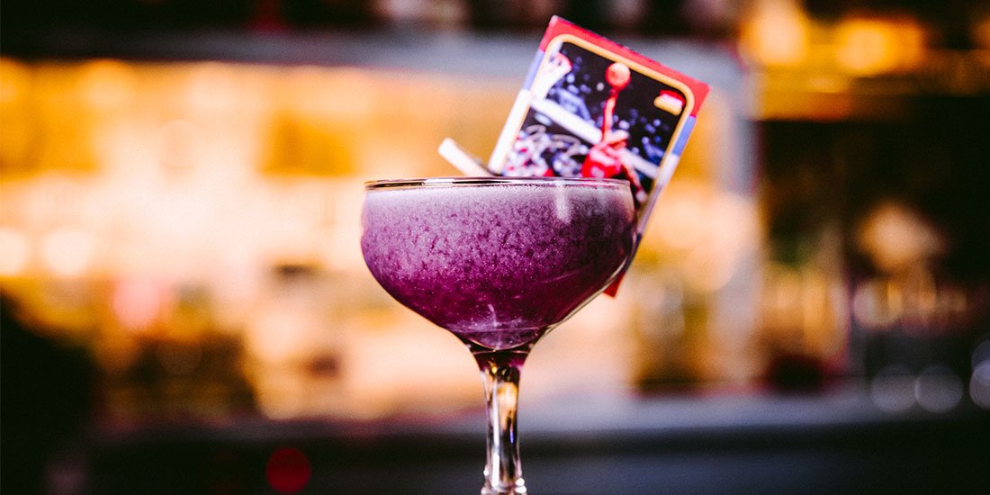 Slam-dunk your tastebuds with Press Club’s signature Space Jam cocktail