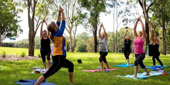 Yoga back to nature