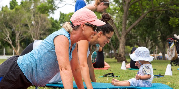 Mums and bubs pilates