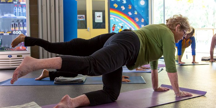 Chair yoga and meditation