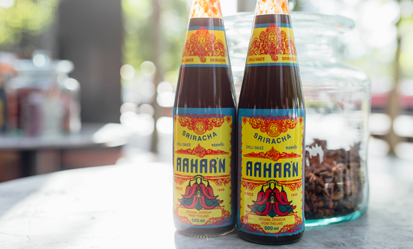 Spice up your home cooking with a dash of Long Chim's own Aahaarn Sriracha